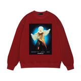 Purple Brand Sweatshirt Loose Crew Neck Sweater