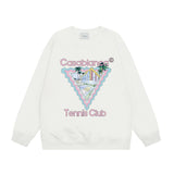 Casablanca Long sleeve T-shirt Crew neck loose terry sweater