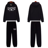 Denim Tears Outfit:Hoodie/Sweatpants (Separate Purchase Options) Casual Hooded Sweatshirt Sweatpants