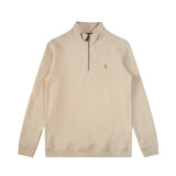 Ralph Lauren Coat Paul RL Ralph Pony Embroidery Half Zipper Long Sleeve Knit