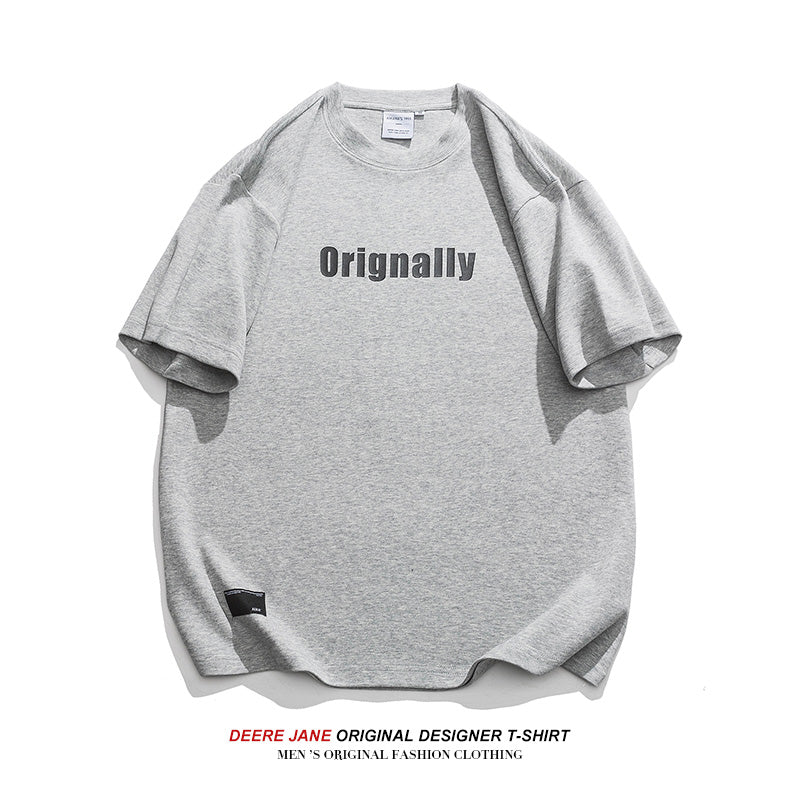 Men T-Shirts Short-Sleeved T-shirt Baby Boy and Girl Summer Loose All-Match Casual