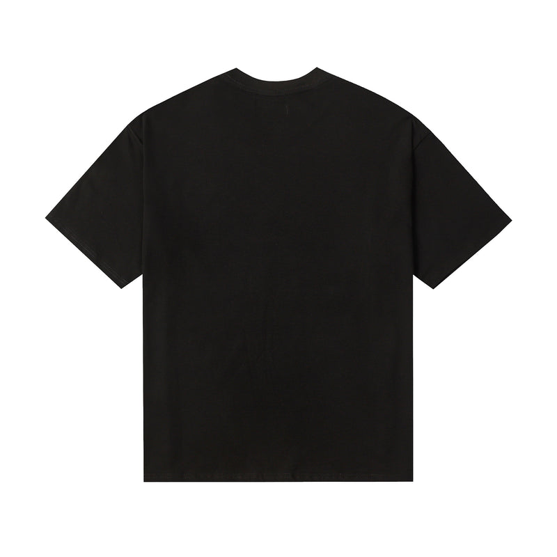 ERD T Shirts Short Sleeve Logo Cartoon Print Loose