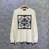 Purple Brand Long Sleeve T-Shirt Fashion Loose Long Sleeve Top
