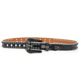 Hip-hop punk rhinestone belt skull accessories