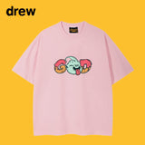 Drew T Shirts Cotton Short-Sleeved Printed T-shirt