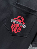 CHH Chrome Hearts T Shirts Red Sword Phantom Short Sleeve T-shirt for Men and Women