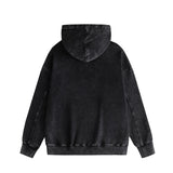 Purple Brand Distressed Hoodie Fashion Old Loose Hooded Sweater