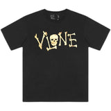Asap Rocky T Shirts VLONE ASAP ROCKY Halloween Skull Bone Print Loose Short Sleeve T-Shirt