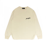Purple Brand Long Sleeve T-Shirt Fashion Loose Long Sleeve Top