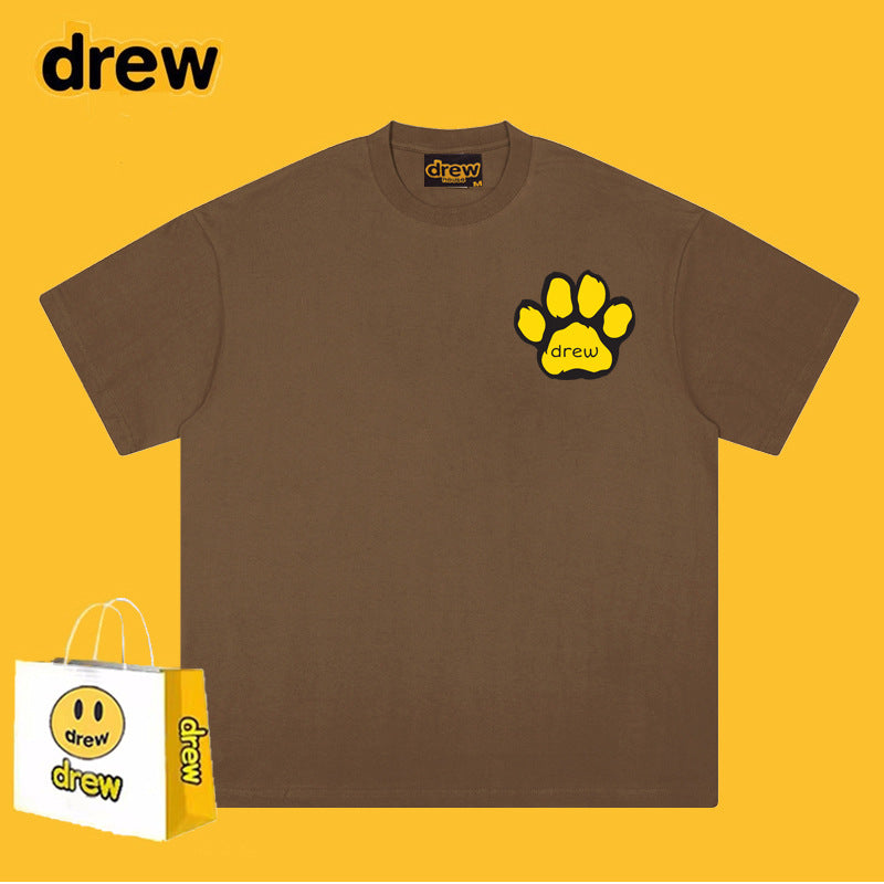 Drew T Shirts Short Sleeve Smiley round Neck Short Sleeve