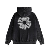 Purple Brand Distressed Hoodie Fashion Old Loose Hooded Sweater