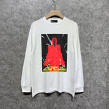 Purple Brand Long Sleeve T-Shirt Fashion Loose Long Sleeve Top