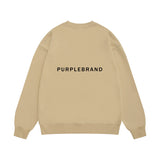 Purple Brand Sweatshirt Loose Crew Neck Sweater