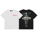Vlone T Shirt Spring Summer Skull Reaper Pattern