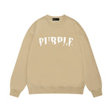 Purple Brand Sweatshirt Loose Crew Neck Sweater