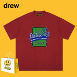 Drew T Shirts Short Sleeve T-shirt Smiley Face Short Sleeve