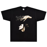 Rock Star T Shirt T-shirt Fantasy Band Rock Loose Style American Retro Short Sleeve
