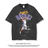 Nba T Shirt Kobe Short-Sleeved T-shirt Fashion Brand Loose Heavy round Neck Men and Women