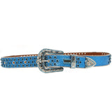 Hip-hop punk rhinestone belt punk style wide belt