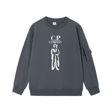 Cp Company Sweatshirts Autumn and Winter Solid Color Sweatshirts Men and Women