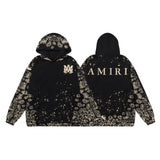 Amiri Hoodie AMI Letter Pattern Hooded Sweater Men and Women