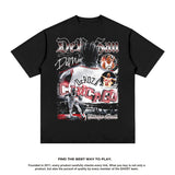 Nba T Shirt Summer Basketball Print Short Sleeve T-shirt Top Men and Women
