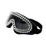 Trendy punk glasses gothic style studded spikes