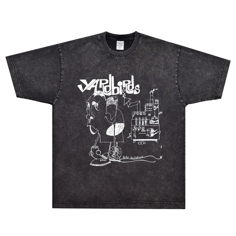 Rock Star T Shirt the Yardbirds Roger the Engineer T-shirt Rock Band American Style Loose Short Sleeve