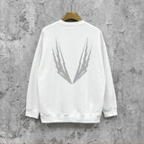 Purple Brand Sweatshirt Loose Crew Neck Sweater
