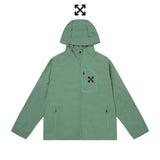 Off White Jacket Spring/Summer OW Outdoor Sports Casual Sunscreen Clothing