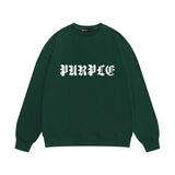 Purple Brand Sweatshirt Loose Crew Neck Sweater