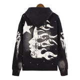 HS Outfit: Hoodie/Sweatpants (Separate Purchase Options) Vintage Distressed