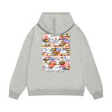 Purple Brand Hoodie Fashion Loose Hooded Sweater