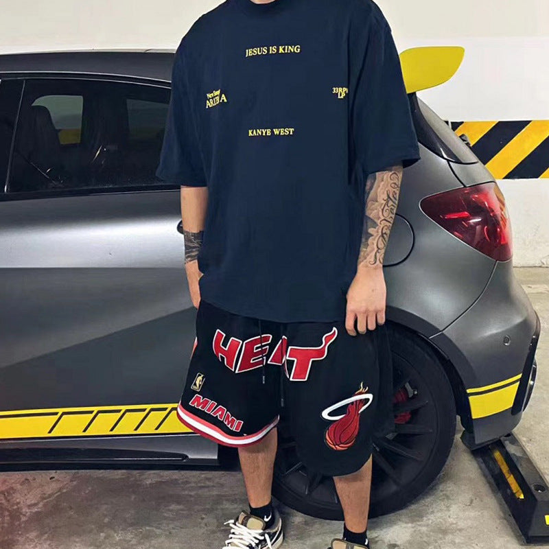 Jesus Is King T Shirt Cpfm Kanye Fashion Brand High Street All-Match Loose Baby Boy and Girl Summer Fog Short Sleeve T-shirt