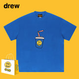 Drew T Shirts Short Sleeve Cola Loose Men