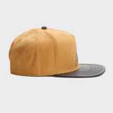 Trendy flat brimmed hat suede brooklyn bnky