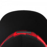 Trendy flat brimmed hat adjustable sunshade