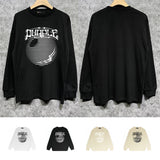 Purple Brand Long Sleeve T-Shirt Fashion Loose Long Sleeve Top