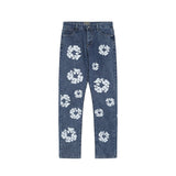 Denim Tears Outfit:Hoodie/Sweatpants (Separate Purchase Options) Casual Denim Jacket Coat Jeans Suit
