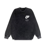Purple Brand Distressed Long Sleeve Shirt Fashion Distressed Loose Long-sleeved Top