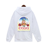 Casablanca Hoodie Autumn/Winter Letter Print Hooded Sweater