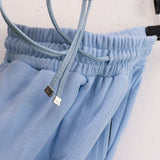 Amiri Pants Sticker Logo Loose Casual Zip Pocket Pants