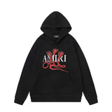 Amiri Hoodie AMI pattern hooded sweater for men and women