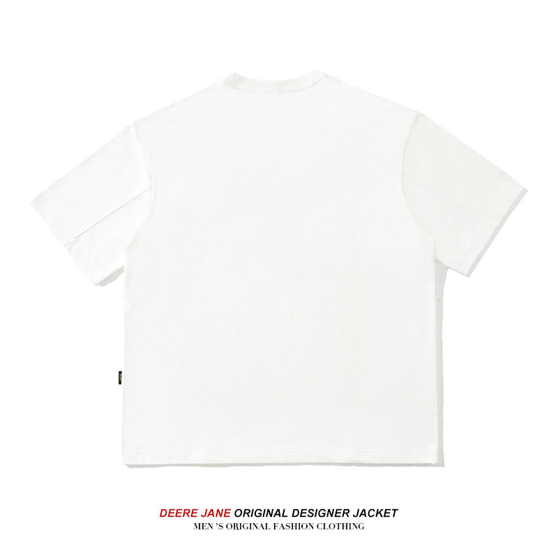 Men's T-Shirts Summer Short-Sleeved T-shirt Men's Loose All-Match Casual