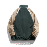 Men Jacket Spring Stitching Jacket Men Loose Sports and Leisure