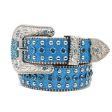 Hip-hop punk rhinestone belt y2k punk style