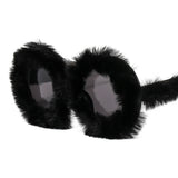Trendy punk glasses stuffed funny round frame