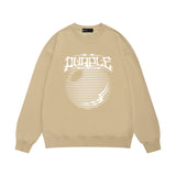 Purple Brand Sweatshirt Loose Crew Neck Sweater