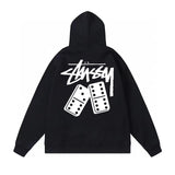 Stussy Hoodie Fall/Winter Fleece Hooded Sweater
