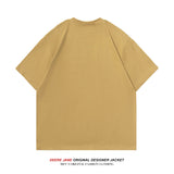 Men's T-Shirts Summer Short-Sleeved T-shirt Men's American Retro Loose